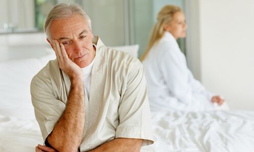 Ein Mann kann mit der unangenehmen Krankheit Prostatitis konfrontiert werden
